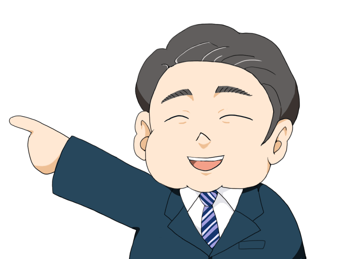 株式会社アード・ソシヨ 社長イラスト