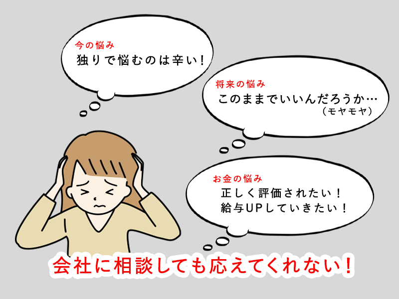 相談しても応えてくれない